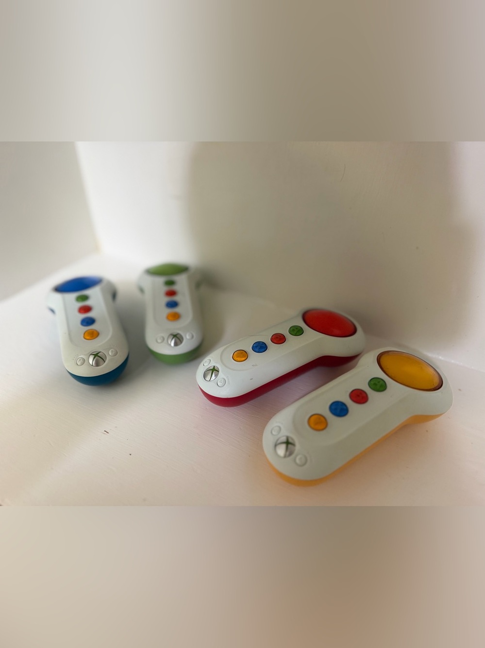 Xbox 360 Big Button Pad set of 4 Controllers NO IR Receiver